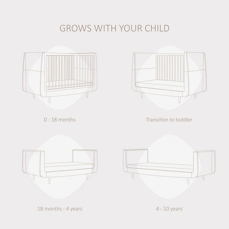 Snüz SnuzKot Skandi 3 Piece Nursery Furniture Set 'The Natural Edit" image 4