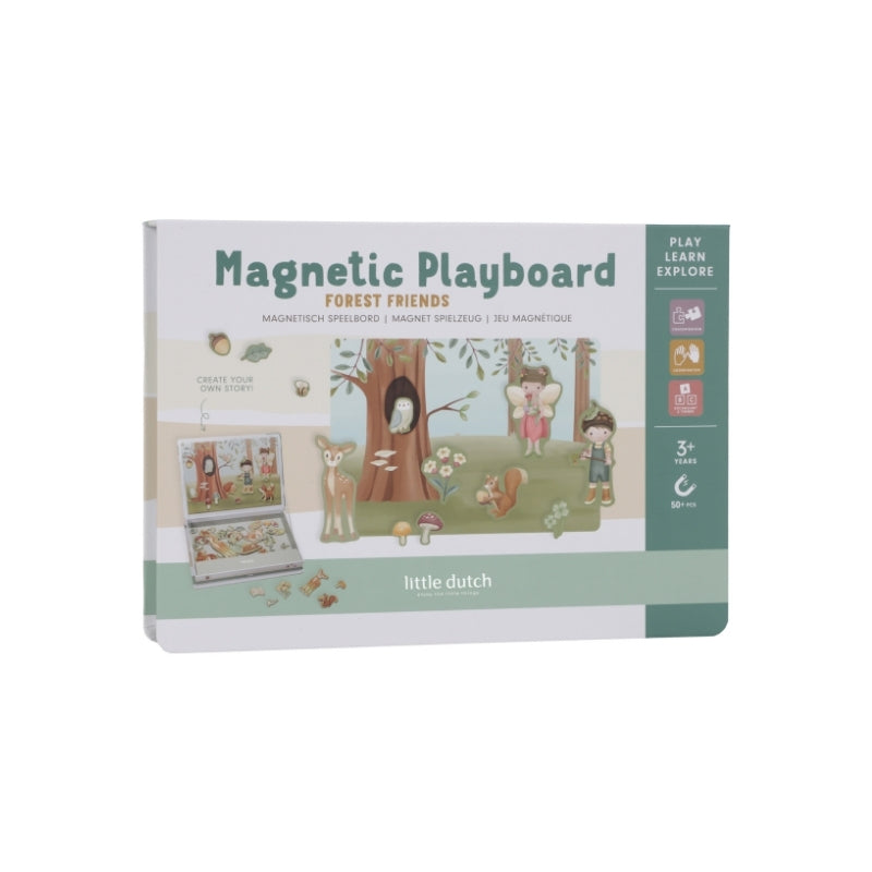 Little Dutch Magnetic Playboard - Forest Friends image 0