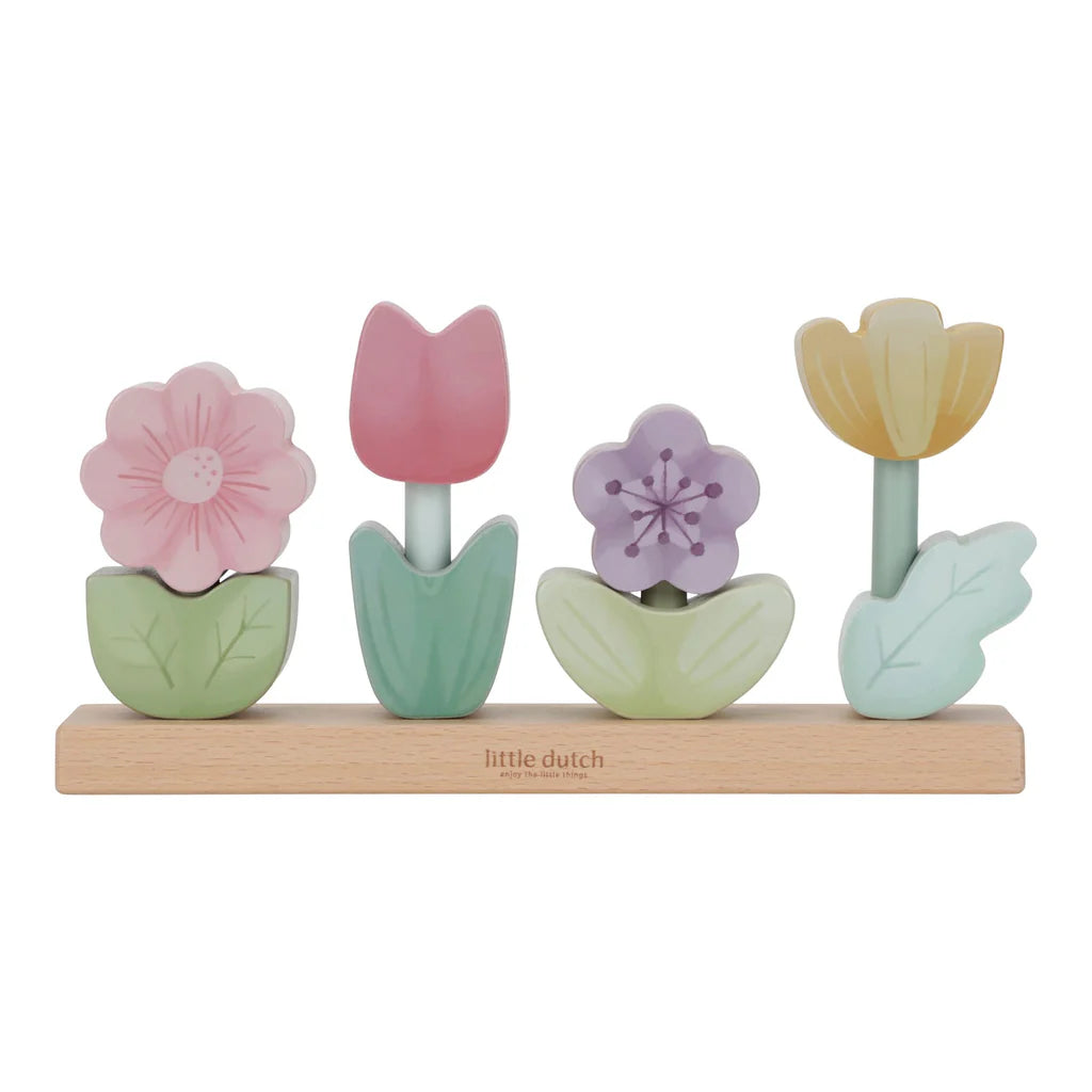 Little Dutch Stacking Puzzle - Fairy Garden image 1