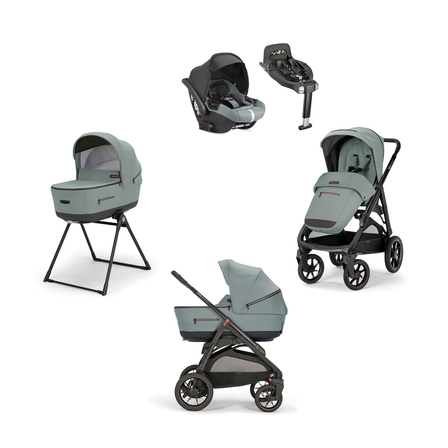 Inglesina Aptica XT Travel System - Igloo Grey image 0