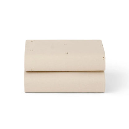 Snüz 2 Pack Crib Fitted Sheets - Cashmere/Cross