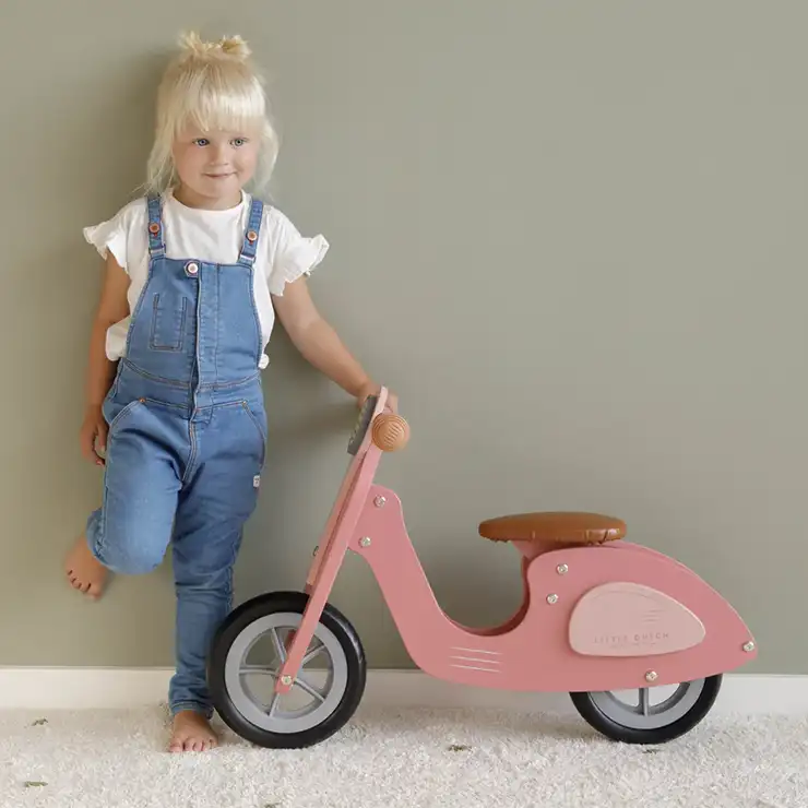 Little Dutch Balance Bike Scooter - Pink image 2