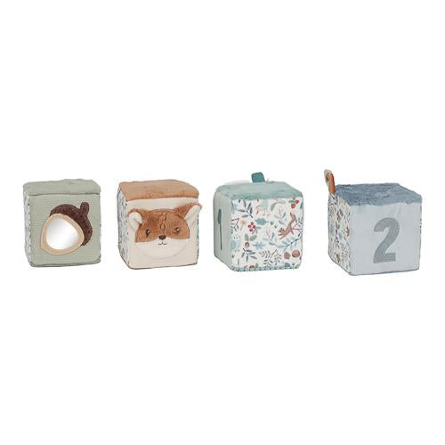 Little Dutch Soft Cubes Set - Forest Friends image 0