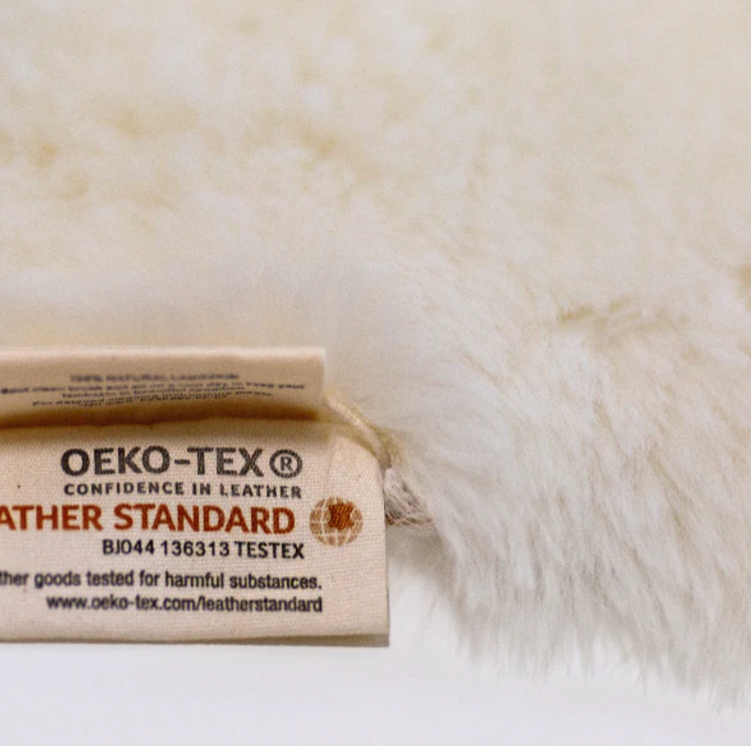 Baa Baby Sheepskin Pram Style Liner | Milk Shorn Hair image 3