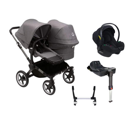 Bugaboo Donkey 5 Duo with Avionaut Cosmo Smart & Dock2 Isofix Base