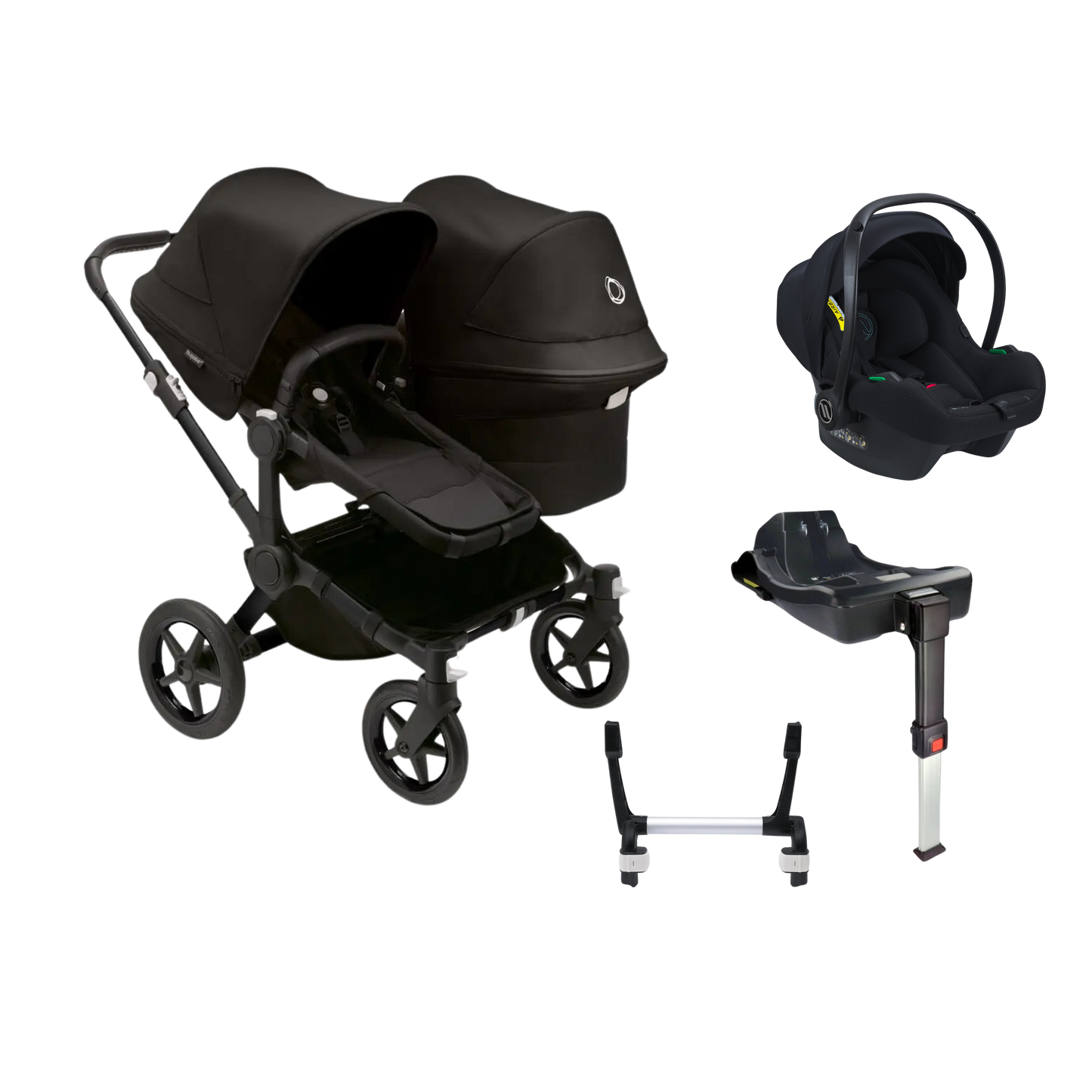 Bugaboo Donkey 5 Duo with Avionaut Cosmo Smart & Dock2 Isofix Base