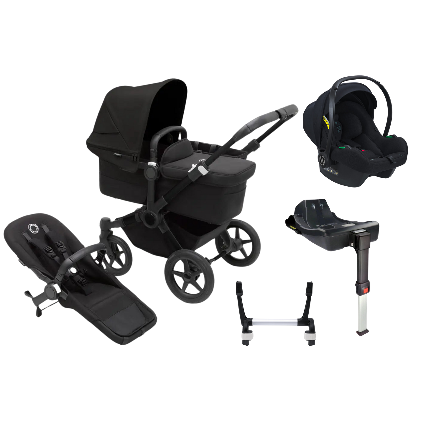 Bugaboo Donkey 5 Mono Bundle with Avionaut Cosmo Smart & Dock2 Isofix Base