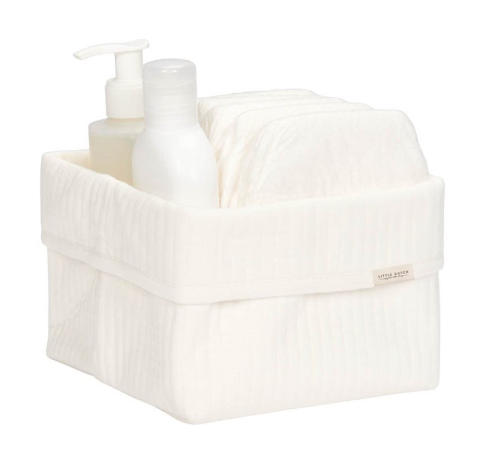 Little Dutch Storage Basket - Pure Soft White image 2