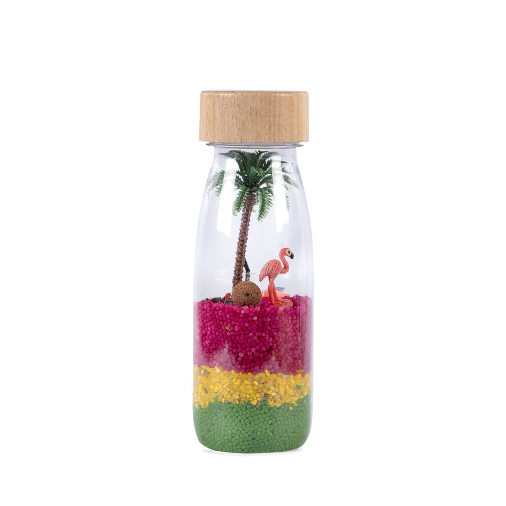 Petit Boum Sensory Bottle Spy Flamingo image 1