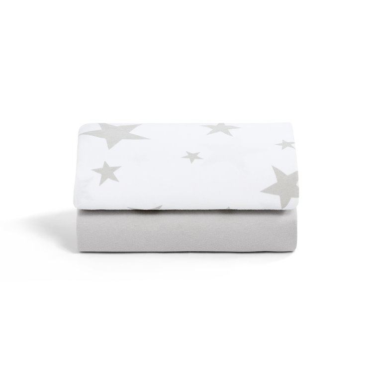 Snüz SnuzPod4 2 Pack Fitted Crib Sheets - Stars image 2