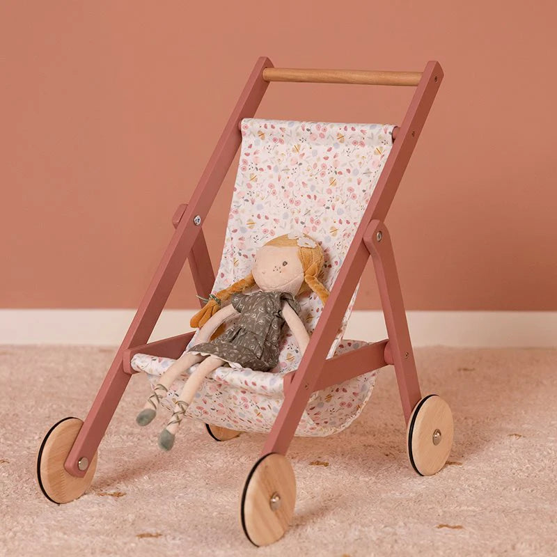 Little Dutch Doll Stroller - Flowers & Butterflies image 3