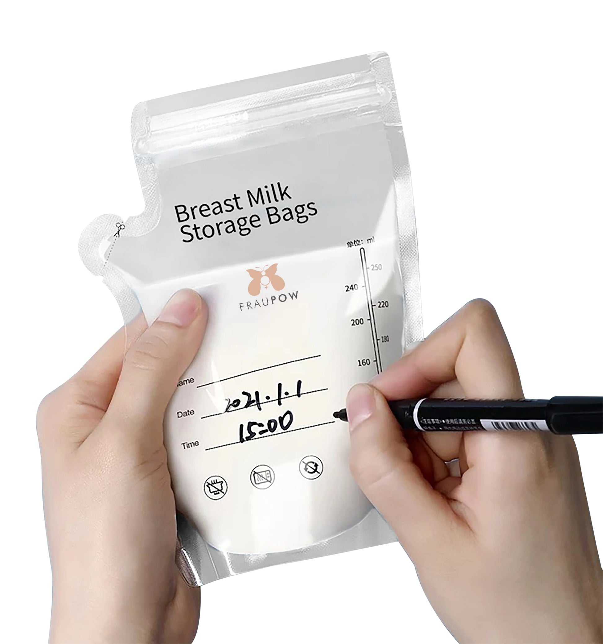 Fraupow Breast Milk Storage Bags image 3