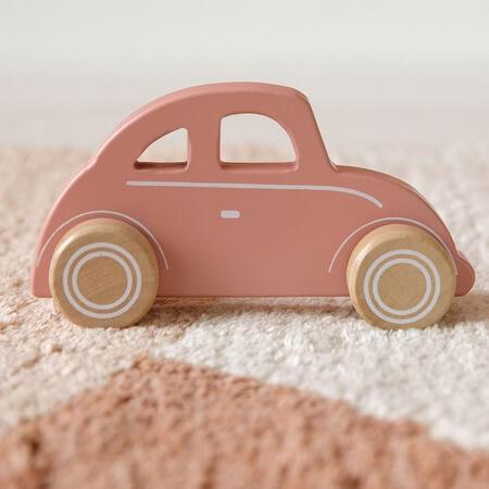 Little Dutch Wooden Car - Pink image 0