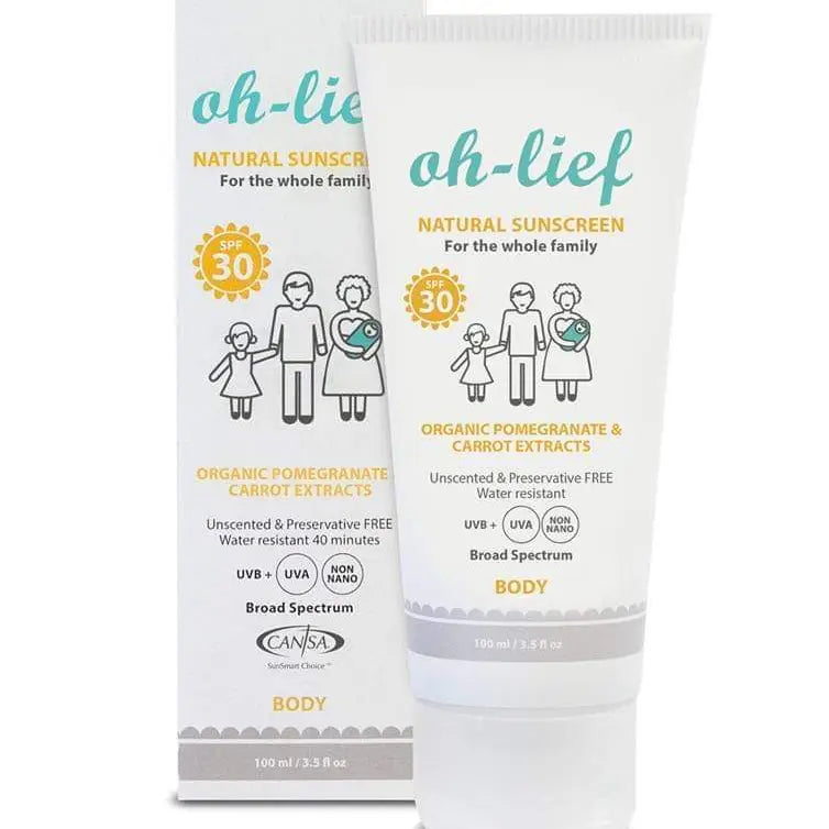 Oh-Lief Natural Body Sunscreen - 100ml image 0