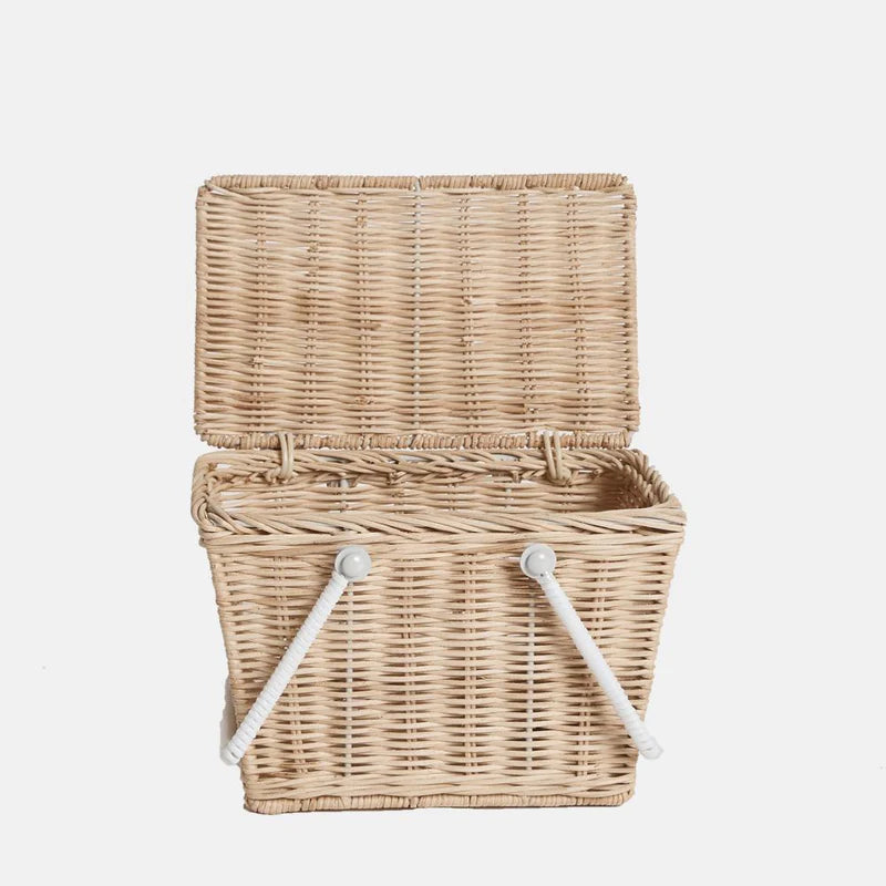 Olli Ella Piki Rattan Basket - Straw image 1