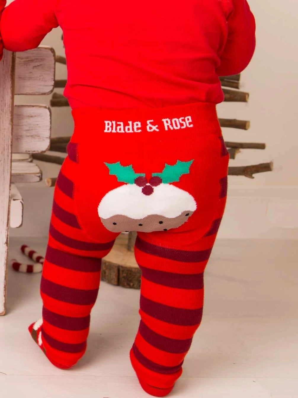 Blade And Rose Christmas Pudding Leggings image 3