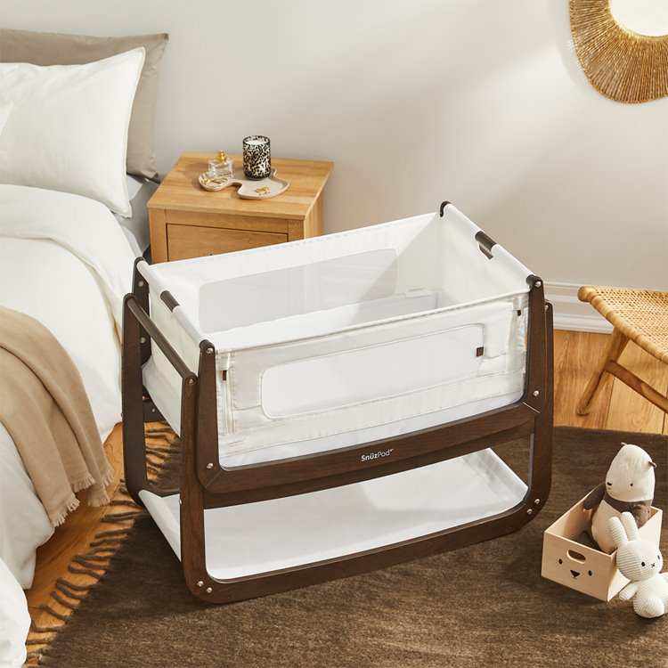 Snüz SnuzPod4 Bedside Crib 'The Natural Edit' Ebony image 5