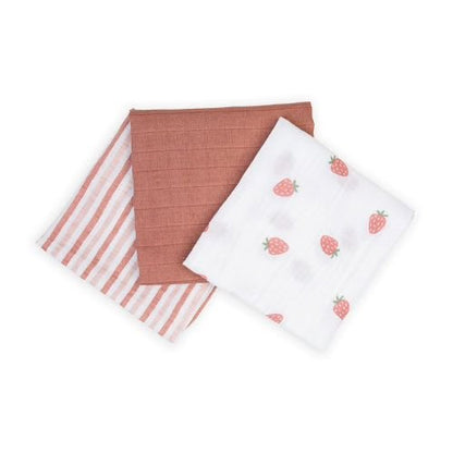 Lulujo Cotton Muslin Receiving Blankets - 3 Pack image 8