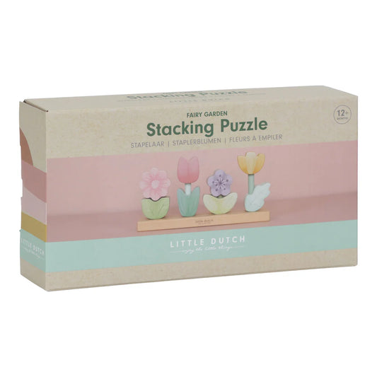 Little Dutch Stacking Puzzle - Fairy Garden image 0