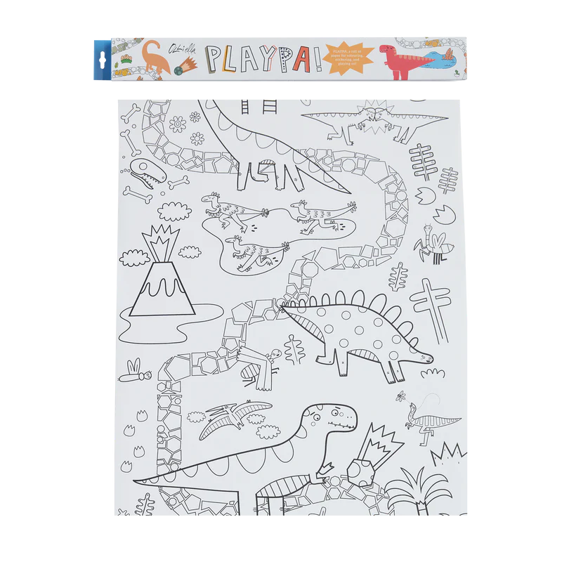 Olli Ella Playpa Colouring Roll - The Land Before Time image 0