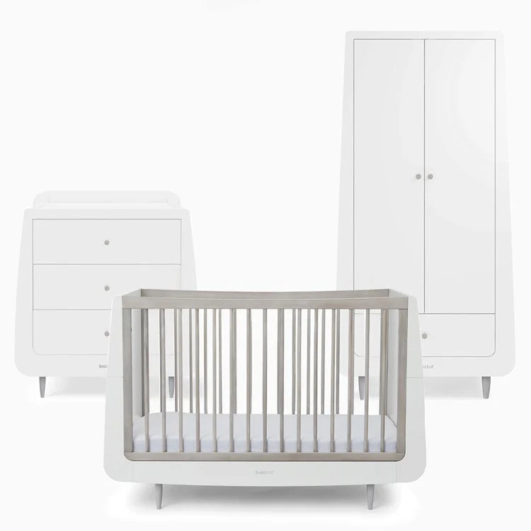 Snüz SnuzKot Skandi 3 Piece Nursery Furniture Set 'The Natural Edit" image 3