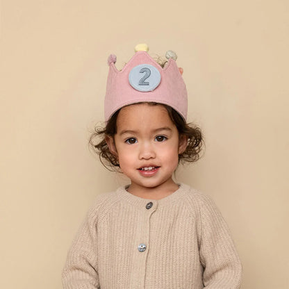 Little Dutch Birthday Crown with Numbers - Pink image 2