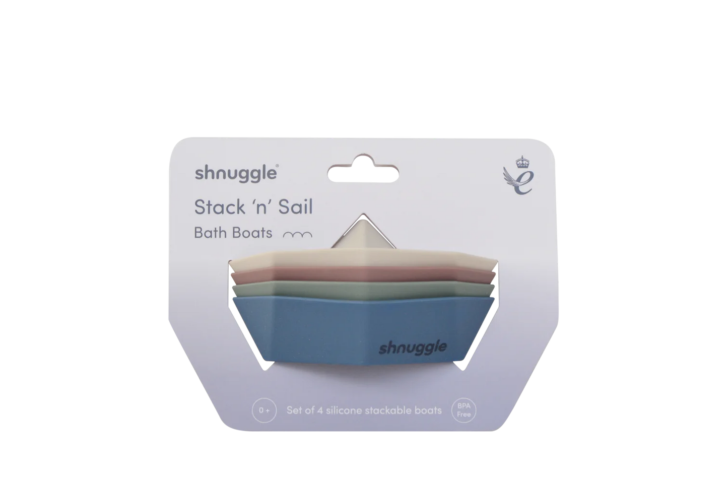 Shnuggle Stack 'n' Sail Bath Boats image 0