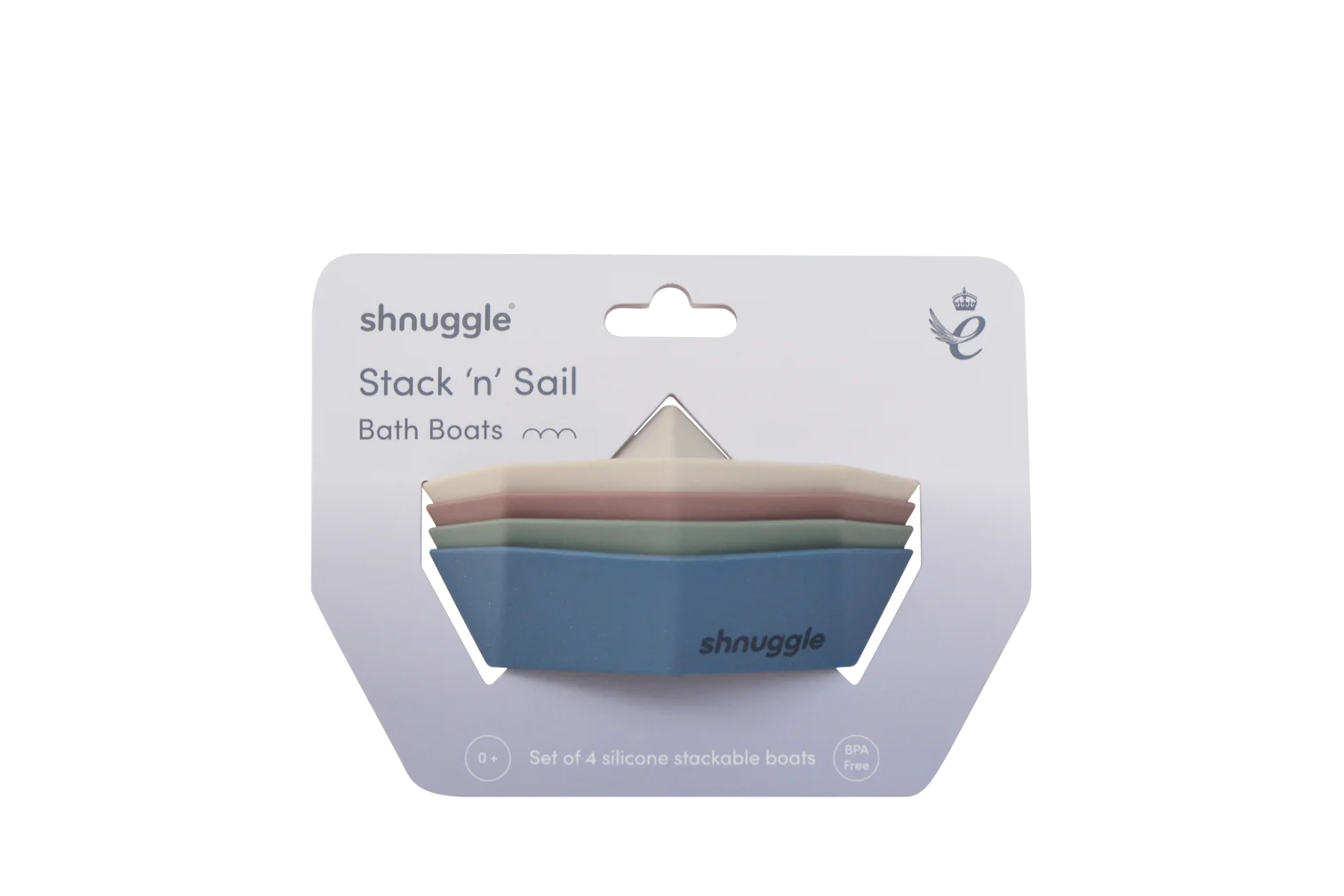 Shnuggle Stack 'n' Sail Bath Boats image 0