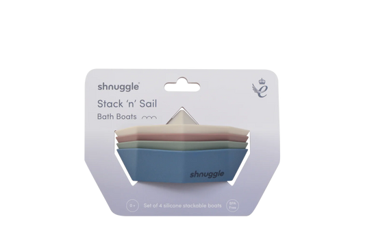 Shnuggle Stack 'n' Sail Bath Boats image 0