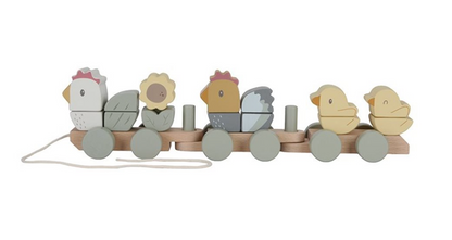 Little Dutch Stacking Train Chicken Little Farm image 0