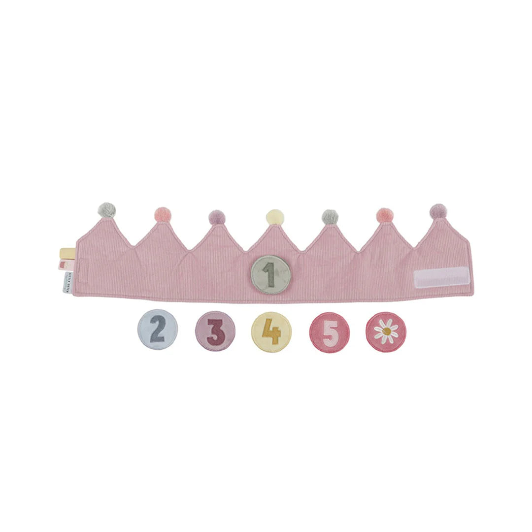 Little Dutch Birthday Crown with Numbers - Pink image 3