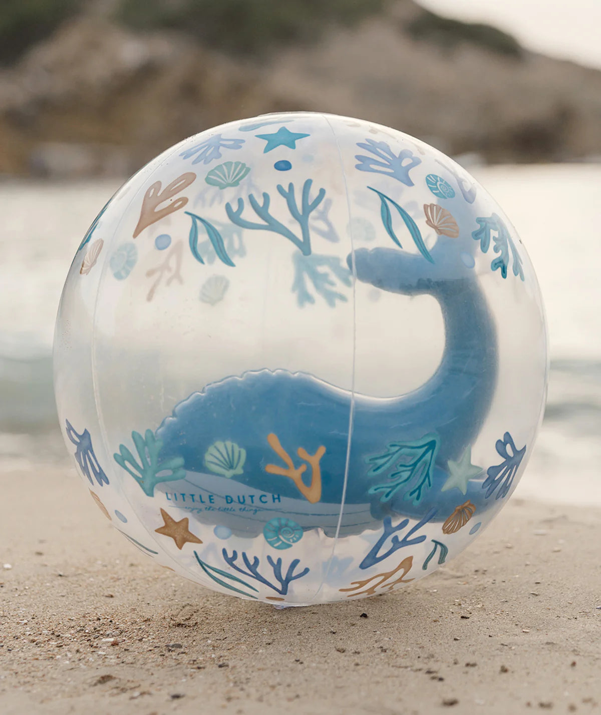 Little Dutch Beach Ball - 3D Ocean Dreams Blue image 0