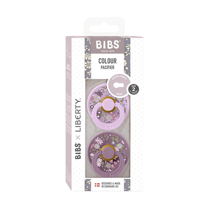 BIBS X LIBERTY Colour 2 Pack Chamomile Lawn - Violet Sky Mix image 1