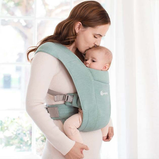 ergobaby Embrace Newborn Carrier Soft Knit Jade image 0