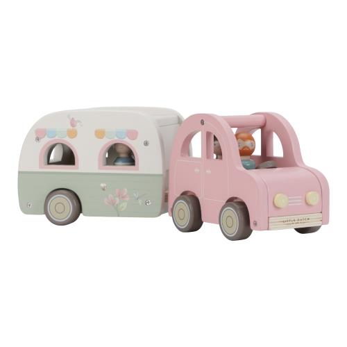 Little Dutch Toy Car with Caravan Playlet image 4