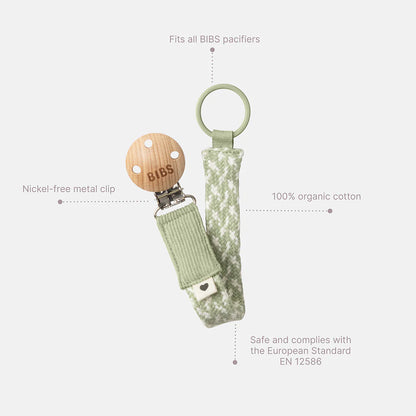 BIBS X LIBERTY Pacifier Clip - Eloise Blush image 2