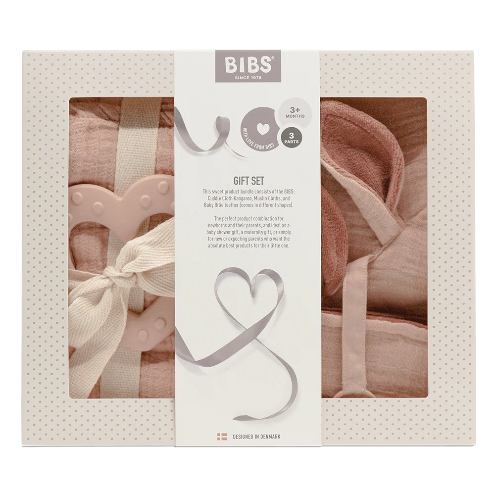 BIBS Newborn Gift Set Blush Pink image 0