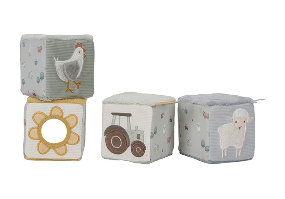 Little Dutch Little Farm Soft Blocks image 0