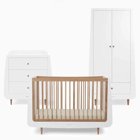 Snüz SnuzKot Skandi 3 Piece Nursery Furniture Set 'The Natural Edit" image 0