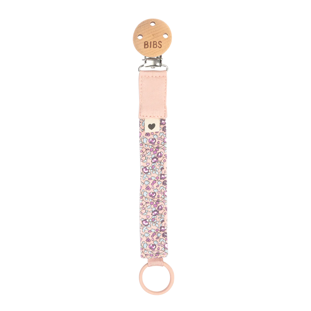 BIBS X LIBERTY Pacifier Clip - Eloise Blush image 0