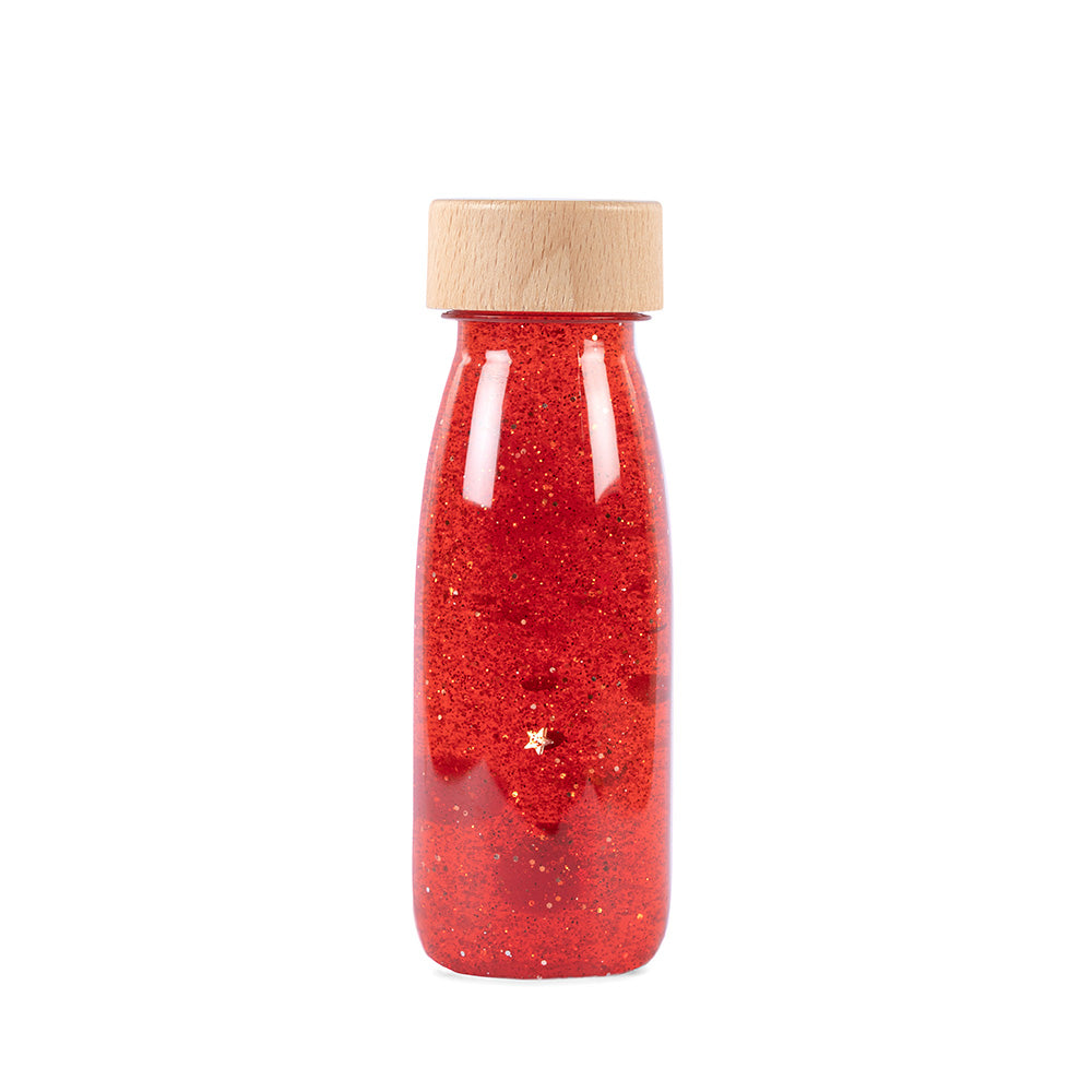 Petit Boum Sensory Bottle Float Red image 1