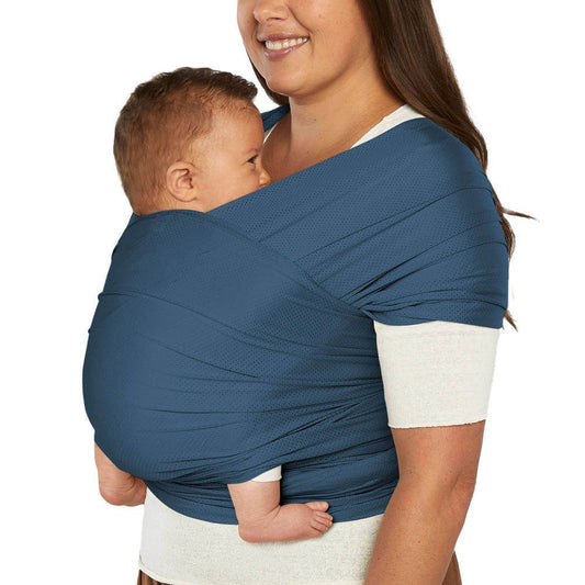 ergobaby Aura Baby Wrap Sustainable Mesh - Twilight Navy image 0