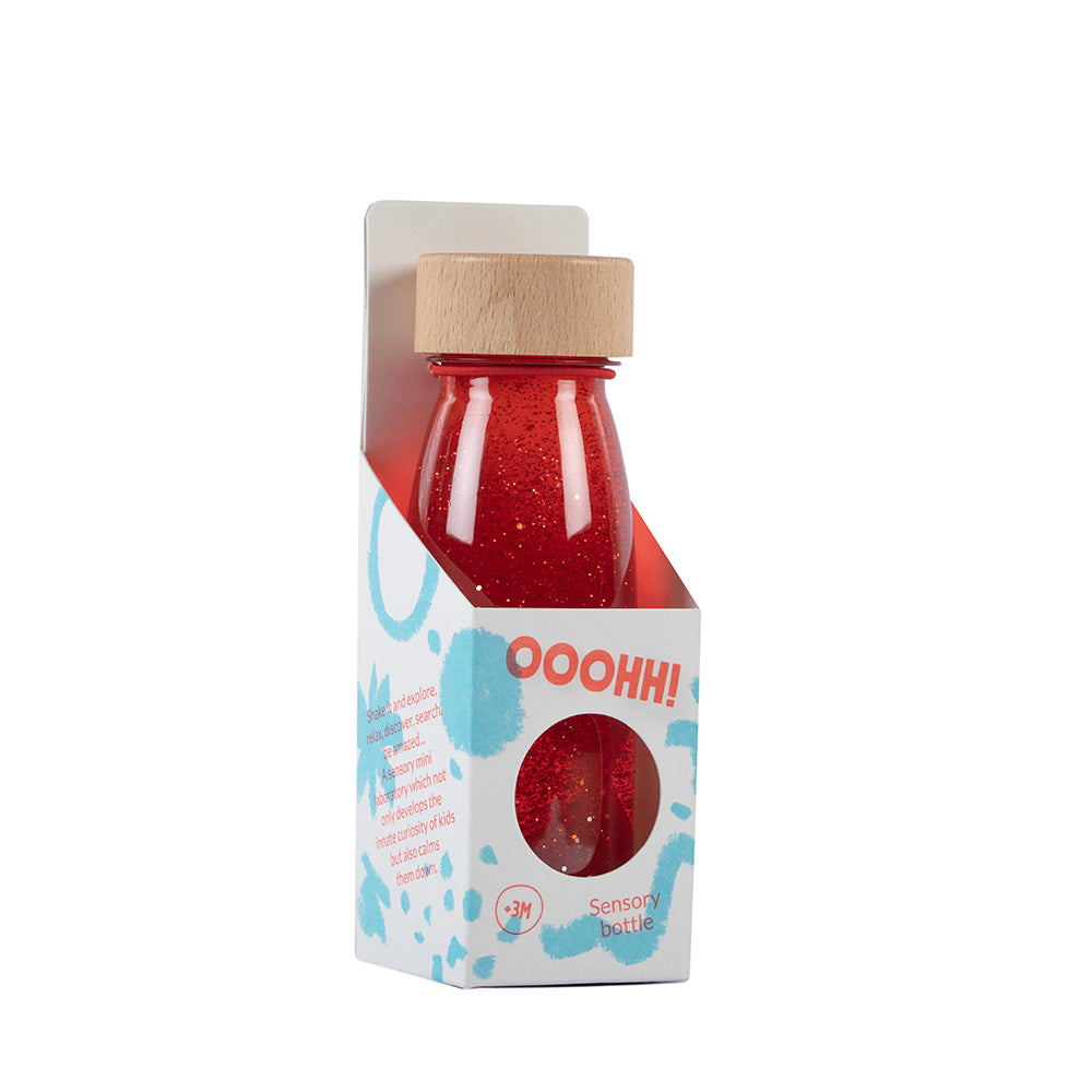 Petit Boum Sensory Bottle Float Red image 0