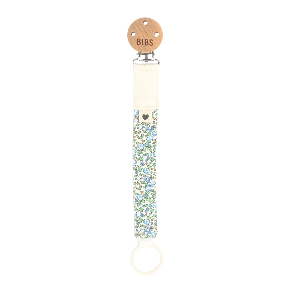 BIBS x LIBERTY Pacifier Clip - Eloise Ivory image 0