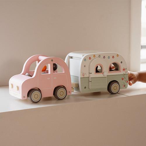 Little Dutch Toy Car with Caravan Playlet image 6