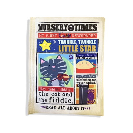 Nursery Times Crinkly Newspaper - Nursery Rhymes image 0