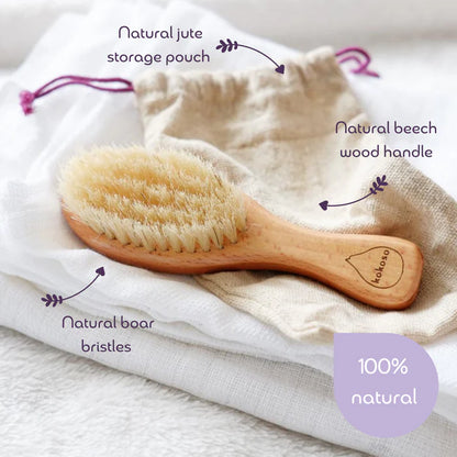 Kokoso Natural Baby Hairbrush image 1