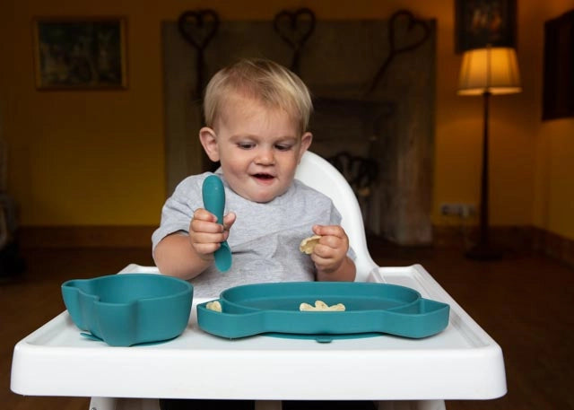 Tum Tum Baby Cutlery Set with Travel Case Blue