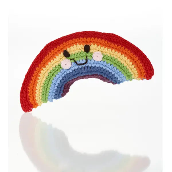 Pebble Friendly Rainbow Rattle image 0