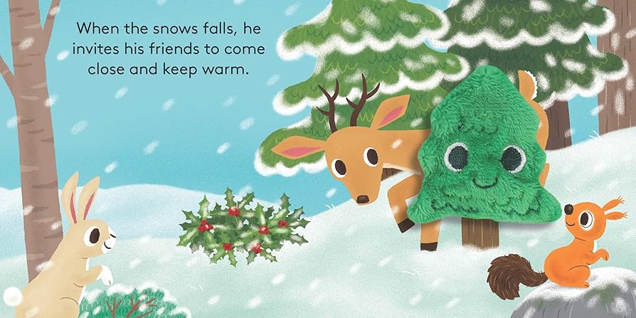 Little Fir Tree Finger Puppet Book image 1